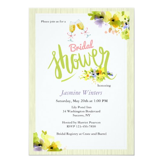 Spring Bridal Shower Invitation