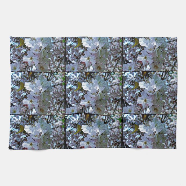 Spring Brooklyn Botanical Gardens Kitchen Towel (Horizontal)