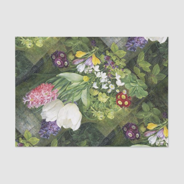 Spring Bulb Botanical Tissue Paper (Front)