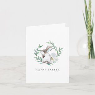 Spring Bunny Greeting Card For Birthday