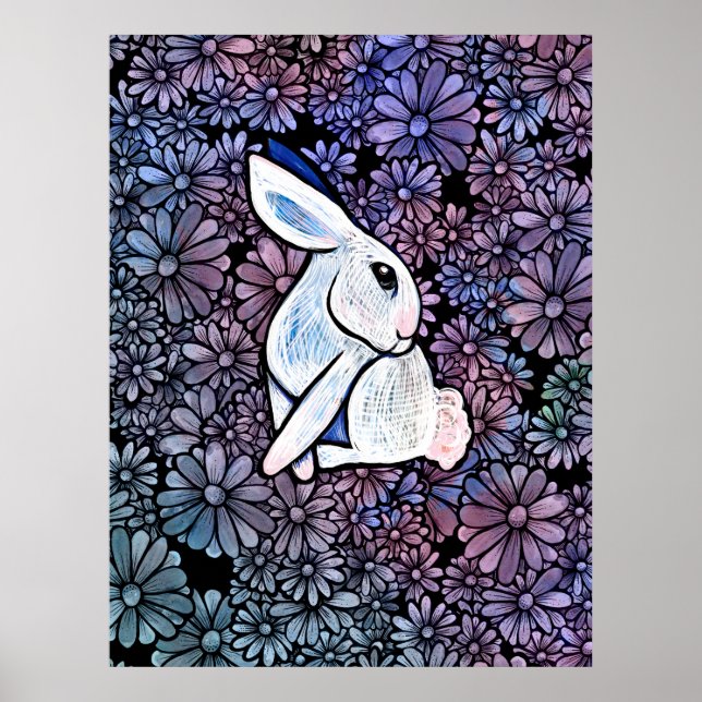 Spring Bunny Rabbit Easter Ostara                  Poster (Front)