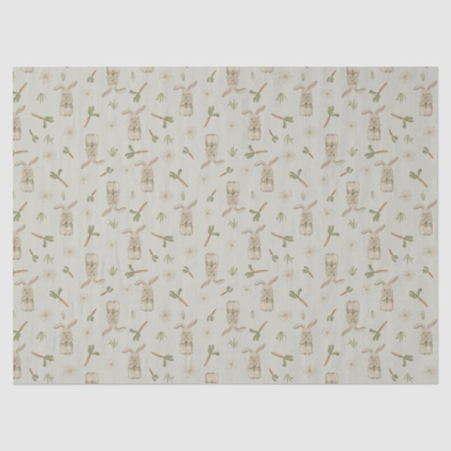 Spring Bunny Tissue Paper (Front)