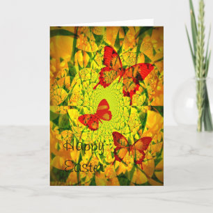 Spring Butterflies Holiday Card