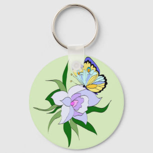 Spring Butterfly Keychain