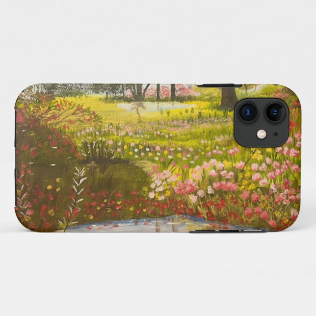 Spring by the Pond, by Gary Poling Case-Mate iPhone Case (Back (Horizontal))