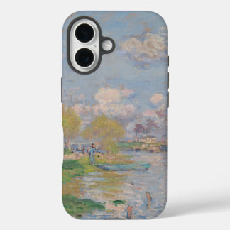 Spring by the Seine by Monet Impressionist iPhone 16 Case