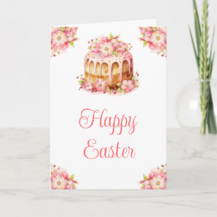 Spring Cake Easter Brunch Holiday Card