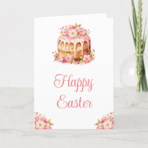 Spring Cake Easter Brunch Holiday Card