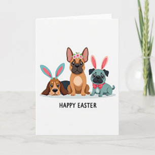 Spring Canine Party Card