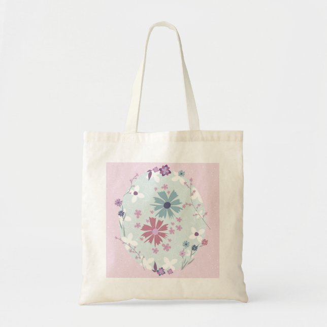 spring card tote bag (Front)