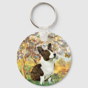 Spring - Cardigan Welsh Corgi 5 Keychain