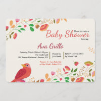 Spring Cardinal Invitation