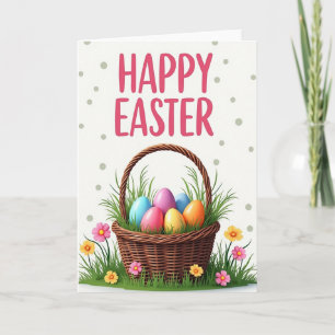 Spring Celebration Basket Card