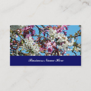 spring cherry blossom business card