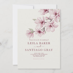 Spring Cherry Blossom The Wedding Of Invitation