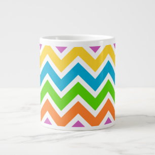 spring chevron coffee mug