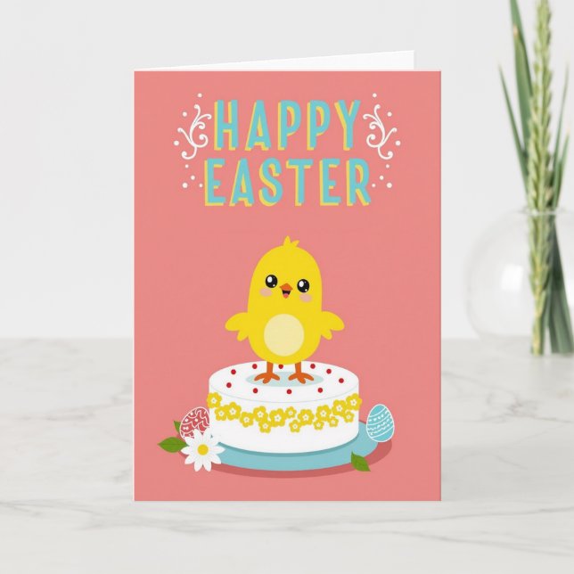 Spring Chick Cake Pattern Card (Front)