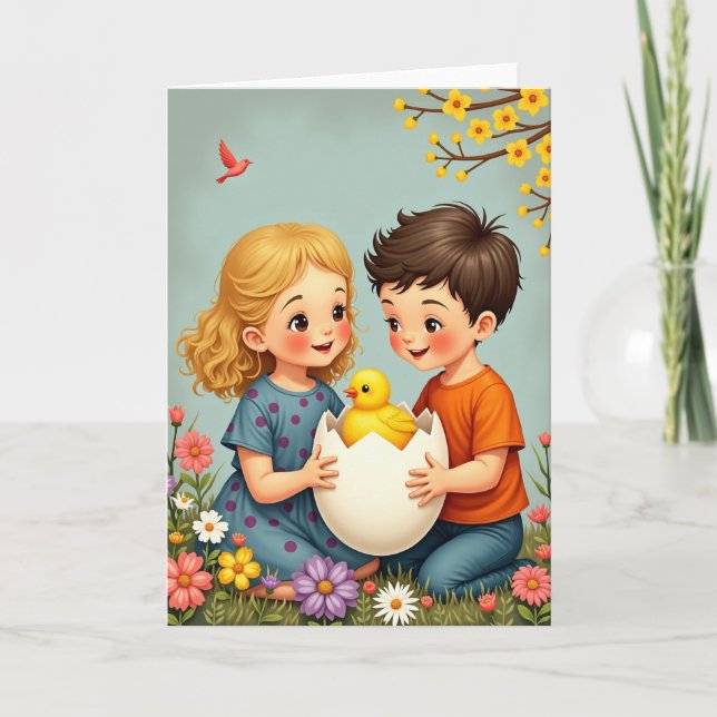 Spring Chick Discovery Card (Front)