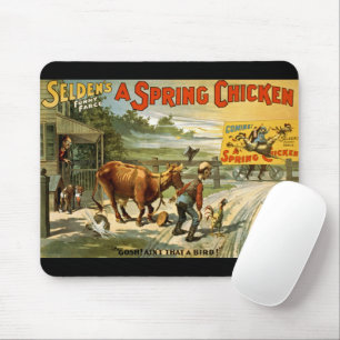 Spring Chicken Mouse Pad