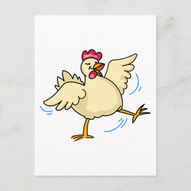 Spring Chicken Postcard (Front)