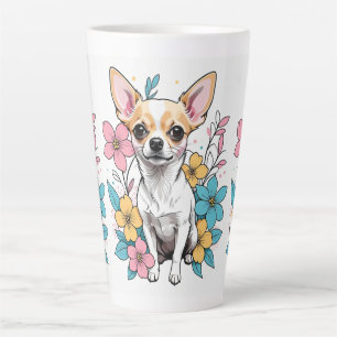 Spring Chihuahua Latte Mug