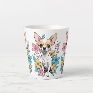 Spring Chihuahua Latte Mug