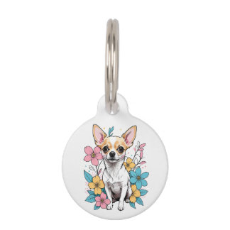 Spring Chihuahua Pet Tag