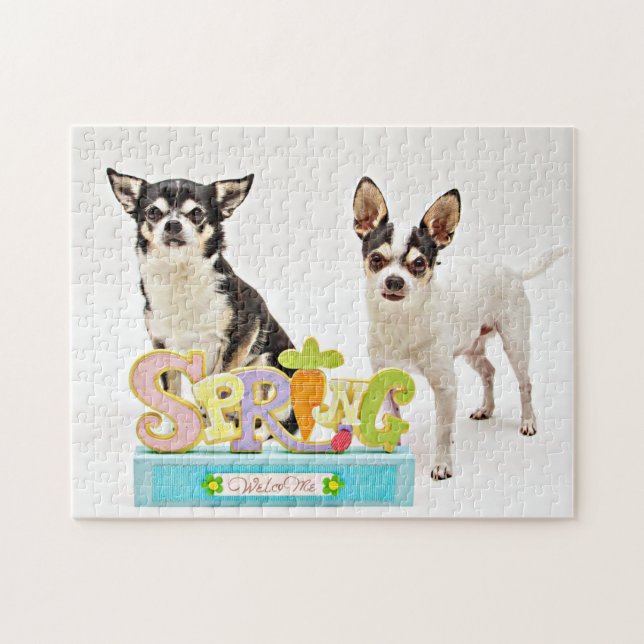 Spring Chihuahua's Jigsaw Puzzle (Horizontal)