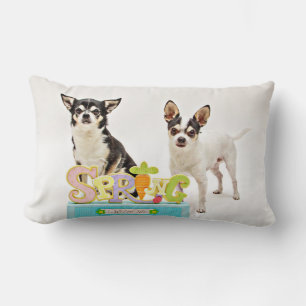 Spring Chihuahua's Lumbar Pillow