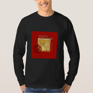 Spring Chinese Pig  New Year 2019 Black Man Shirt