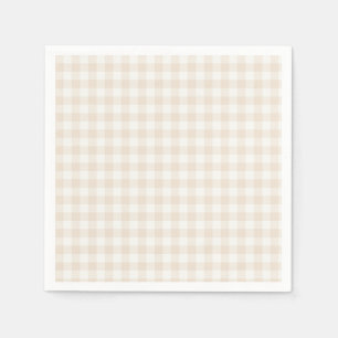 Spring Classic Gingham Soft Linen Napkin