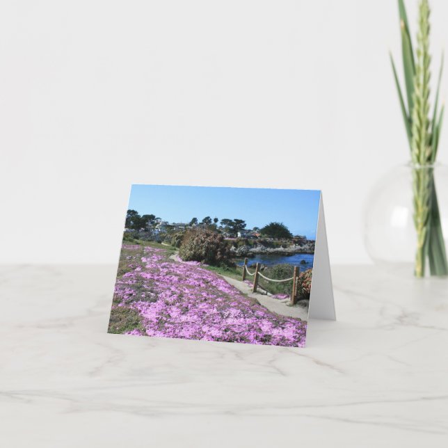 Spring Coast Line, Blank Note Card (Front)