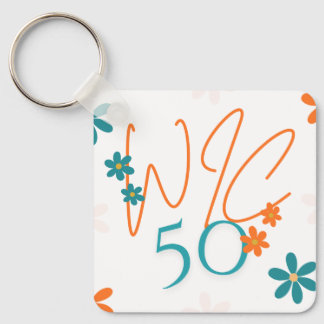 Spring Collection Squared Keychain