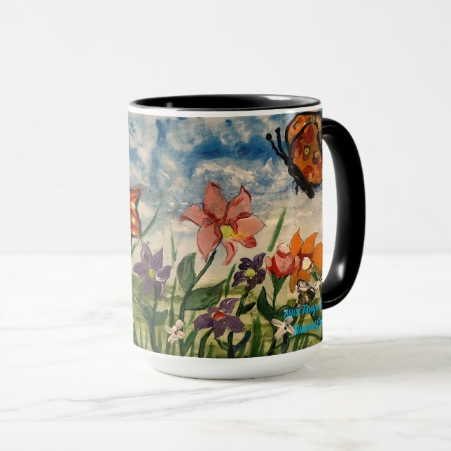 Spring Colorful Original Artwork Mug (Front Right)
