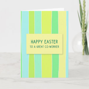 Spring Colors Easter Message Card