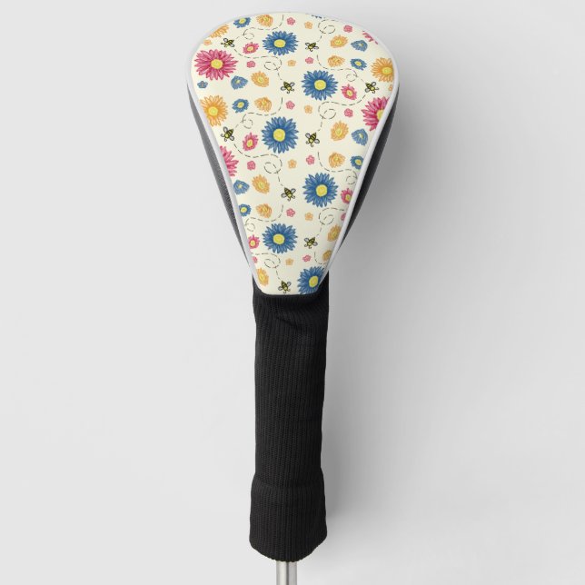 Spring Colours Golf Head Cover (Front)