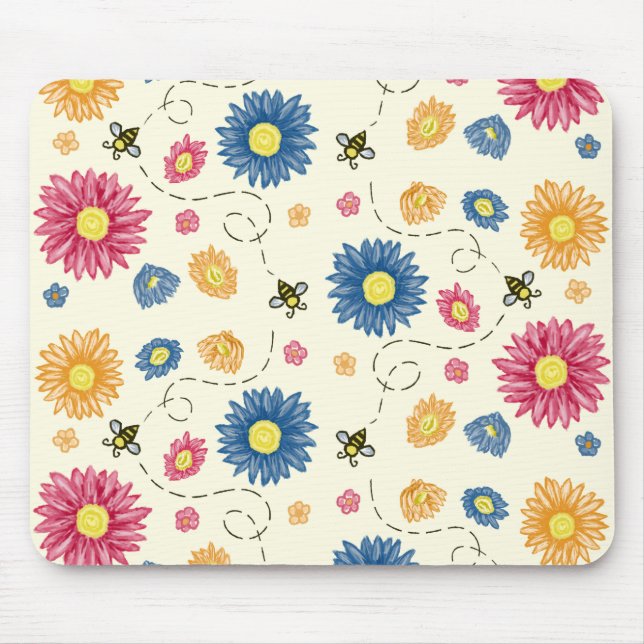 Spring Colours Mouse Pad (Front)