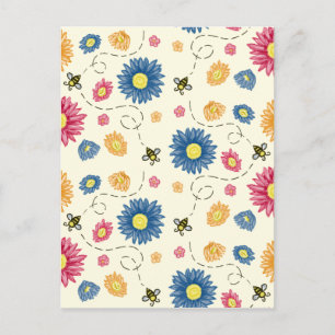 Spring Colours Postcard