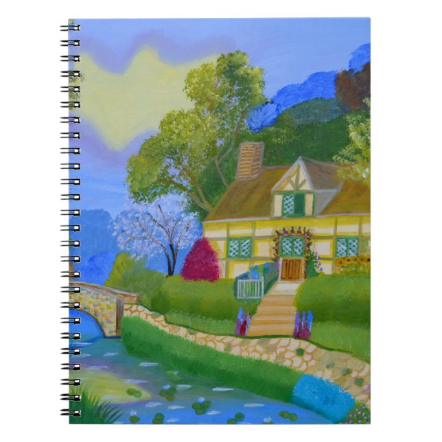 Spring Cottage Notebook (Front)
