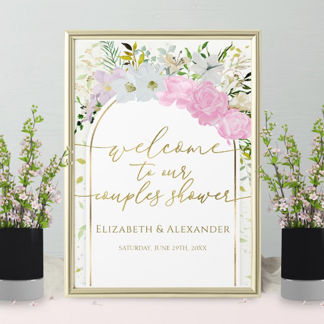 Spring Couples Shower Welcome Sign Wildflower (Creator Uploaded)