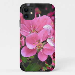 Spring Crab Apple Blossom Flower iPhone 11 Case