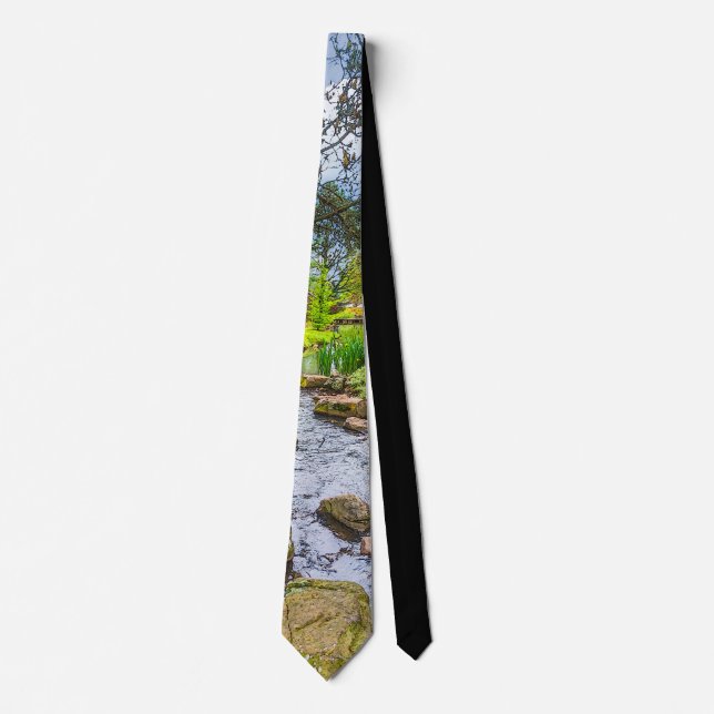 Spring Creek Painterly Tie (Front)