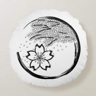 Spring Crest Round Pillow