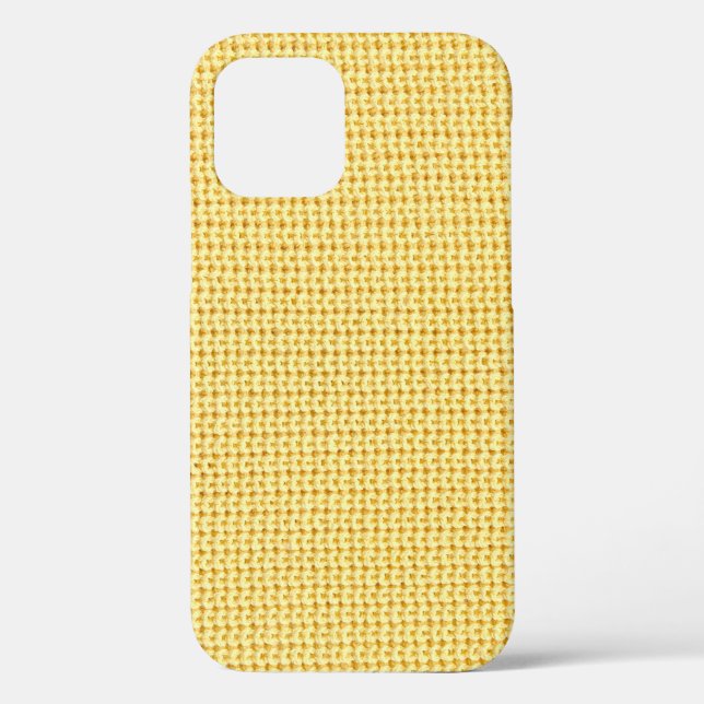 Spring crochet background in yellow. Case-Mate iPhone case (Back)