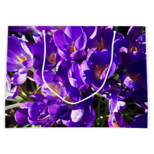 SPRING CROCUS LARGE GIFT BAG