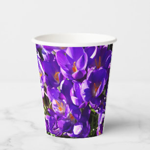 SPRING CROCUS PAPER CUPS