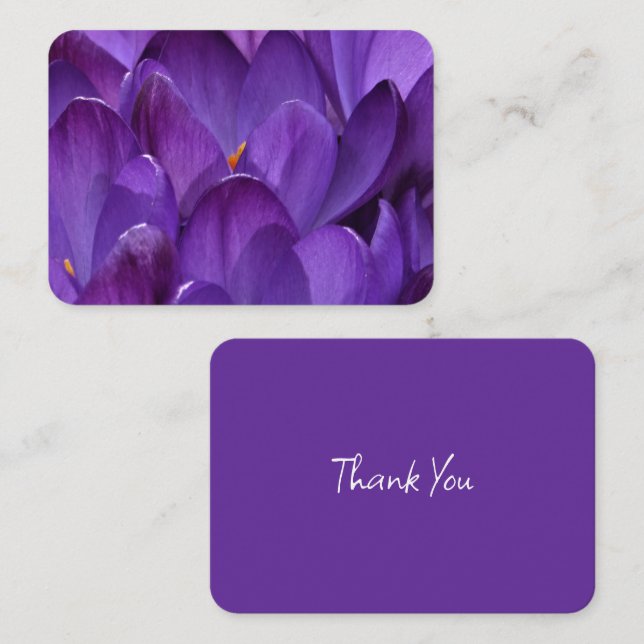 Spring Crocus Photography Card (Front/Back)