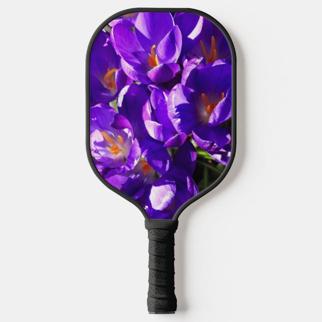 SPRING CROCUS PICKLEBALL PADDLE (Front)