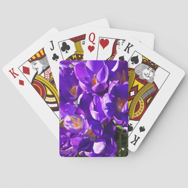 SPRING CROCUS PLAYING CARDS (Back)