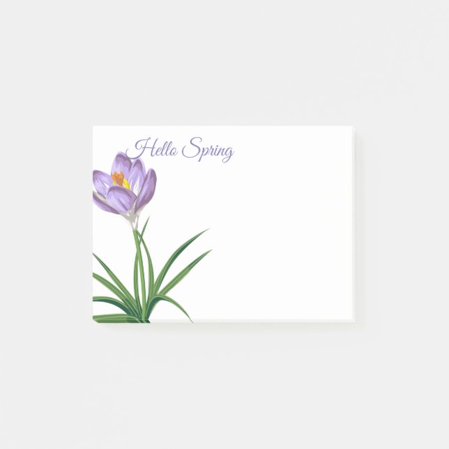 Spring Crocus Post-it-Notes Post-it Notes (Front)